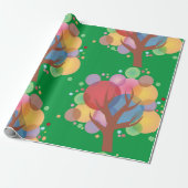 Farbenfrohe Blase Geschenkpapier (Ungerollt)