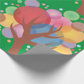 Farbenfrohe Blase Geschenkpapier