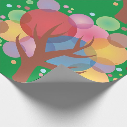 Farbenfrohe Blase Geschenkpapier