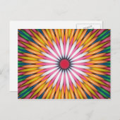 Farbenfrohe Blase Gum Digitale Kunst Postkarte (Vorne/Hinten)