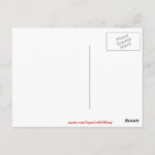 Farbenfrohe Blase Gum Digitale Kunst Postkarte (Rückseite)