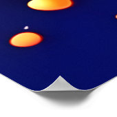 Farbenfrohe Blase Poster (Ecke)