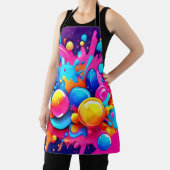 Farbenfrohe Blase Schürze (InSitu)