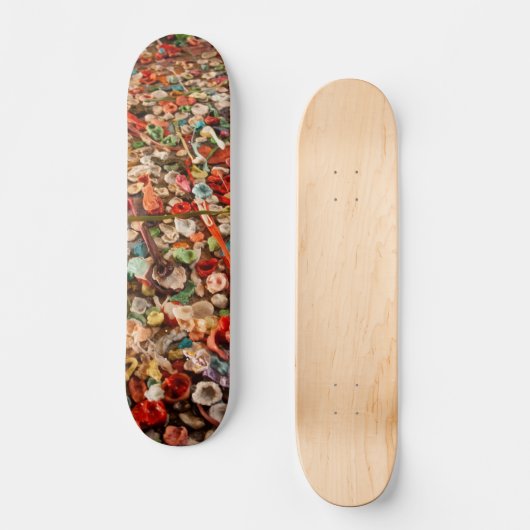 Farbenfrohe Blase Skateboard (Vorderseite)