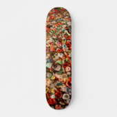 Farbenfrohe Blase Skateboard (Vorne)