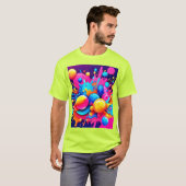 Farbenfrohe Blase T-Shirt (Vorne ganz)