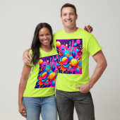 Farbenfrohe Blase T-Shirt (Unisex)