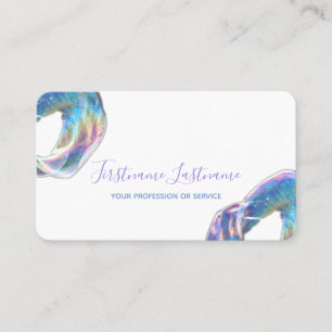 Farbenfrohe Blasen Geburtstagsplaner und Party Bus Visitenkarte