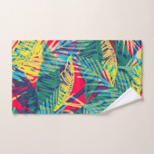 Farbenfrohe Blätter Badhandtuch Set (Handtuch)