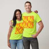 Farbenfrohe Blätter Elegance Muster T-Shirt (Unisex)