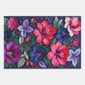 Farbenfrohe Blätter für die Blumenzähne (Vorderseite 3)