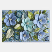 Farbenfrohe Blätter für die Blumenzähne (Vorderseite)