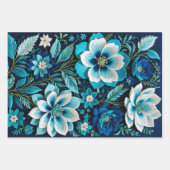 Farbenfrohe Blätter für die Blumenzähne (Vorderseite 3)