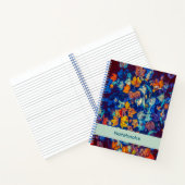 Farbenfrohe Blätter Herbst-Notebook Notizblock (Innenseite)