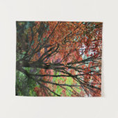 Farbenfrohe Blätter im Herbst Foto Wandteppich (Vorderseite (Horizontal))