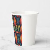 Farbenfrohe Blätter im Herbst Papiertasse Pappbecher (Links)