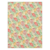 Farbenfrohe Blätter in modernem Design Tischdecke (Vorderseite)