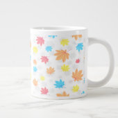Farbenfrohe Blätter Jumbo-Tasse (Rechts)