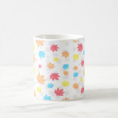 Farbenfrohe Blätter Kaffeetasse (Mittel)