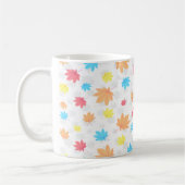 Farbenfrohe Blätter Kaffeetasse (Links)