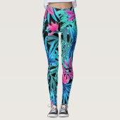 Farbenfrohe Blätter Kunst, Leggings (Vorderseite)
