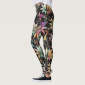 Farbenfrohe Blätter Leggings (Links)