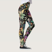 Farbenfrohe Blätter Leggings (Rechts)