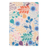 Farbenfrohe Blätter Moderne Folientypen Mini Klemmbrett (Rückseite)