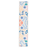 Farbenfrohe Blätter Moderne Folientypen Mittelgroßer Tischläufer (Vorderseite)