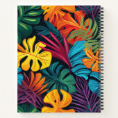 Farbenfrohe Blätter Notizblock (Rückseite)