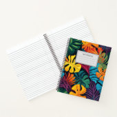Farbenfrohe Blätter Notizblock (Innenseite)