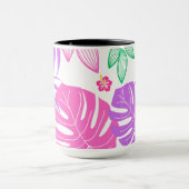 Farbenfrohe Blätter Schöne Natur Tasse (Zentrum)