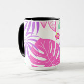 Farbenfrohe Blätter Schöne Natur Tasse (Vorderseite Links)