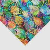 Farbenfrohe Blätter Seidenpapier (Ausschnitt)