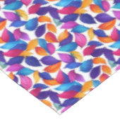 Farbenfrohe Blätter Tischdecke (Schrägansicht)