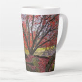 Farbenfrohe Blätter und Bäume im Herbst Landschaft Milchtasse (Rechte Ecke)