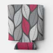 Farbenfrohe Blätter: von Hand gezeichnet nahtloses Dosenkühler (Rückseite)