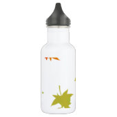 Farbenfrohe Blattgestaltung Trinkflasche (Links)