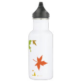 Farbenfrohe Blattgestaltung Trinkflasche (Rechts)