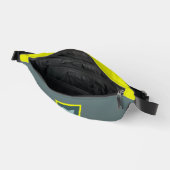 Farbenfrohe, blau-gelbe Reisetasche Erstpaket Bauchtasche (Offen)