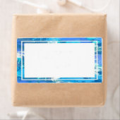Farbenfrohe Blaue Grenzmarken (Insitu)