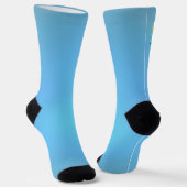 Farbenfrohe, blaue tropische Maca Socken (Gewinkelt)
