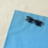 Farbenfrohe, blaue tropische Maca Strandtuch (Beispiel)