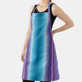 Farbenfrohe blaue und violette Mode inspirierte St Schürze (InSitu)