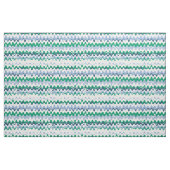 Farbenfrohe, blaugrüne abstrakte Wellenmuster Stoff (Yard (91,4 cm))