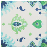 Farbenfrohe blaugrüne Katzenmuster Stoff (Muster)