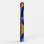 Farbenfrohe blaugrüne Orangenmuster für kundenspez Case-Mate iPhone Hülle (Hinten/Rechts)