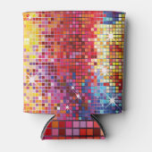 Farbenfrohe Bling Cooler Dosenkühler (Vorderseite)