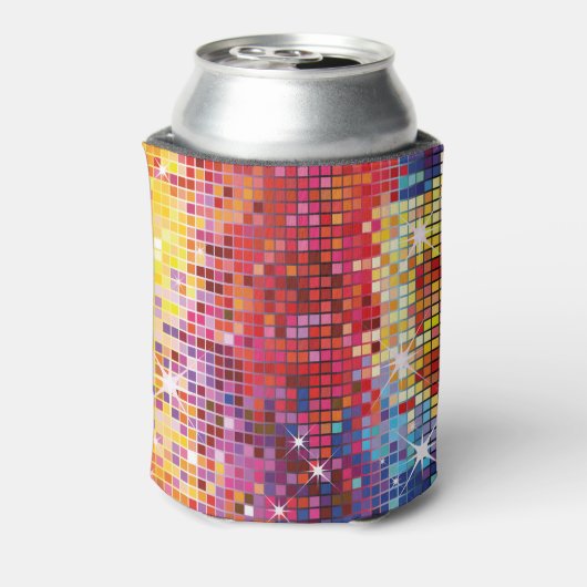 Farbenfrohe Bling Cooler Dosenkühler (Kanne Rückseite)