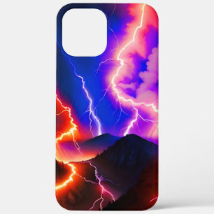 Farbenfrohe Blitze Eins Case-Mate iPhone Hülle